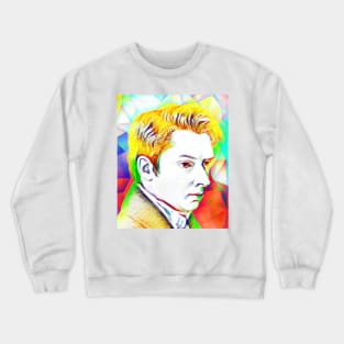 William Hazlitt Colourful Portrait | William Hazlitt Artwork 11 Crewneck Sweatshirt